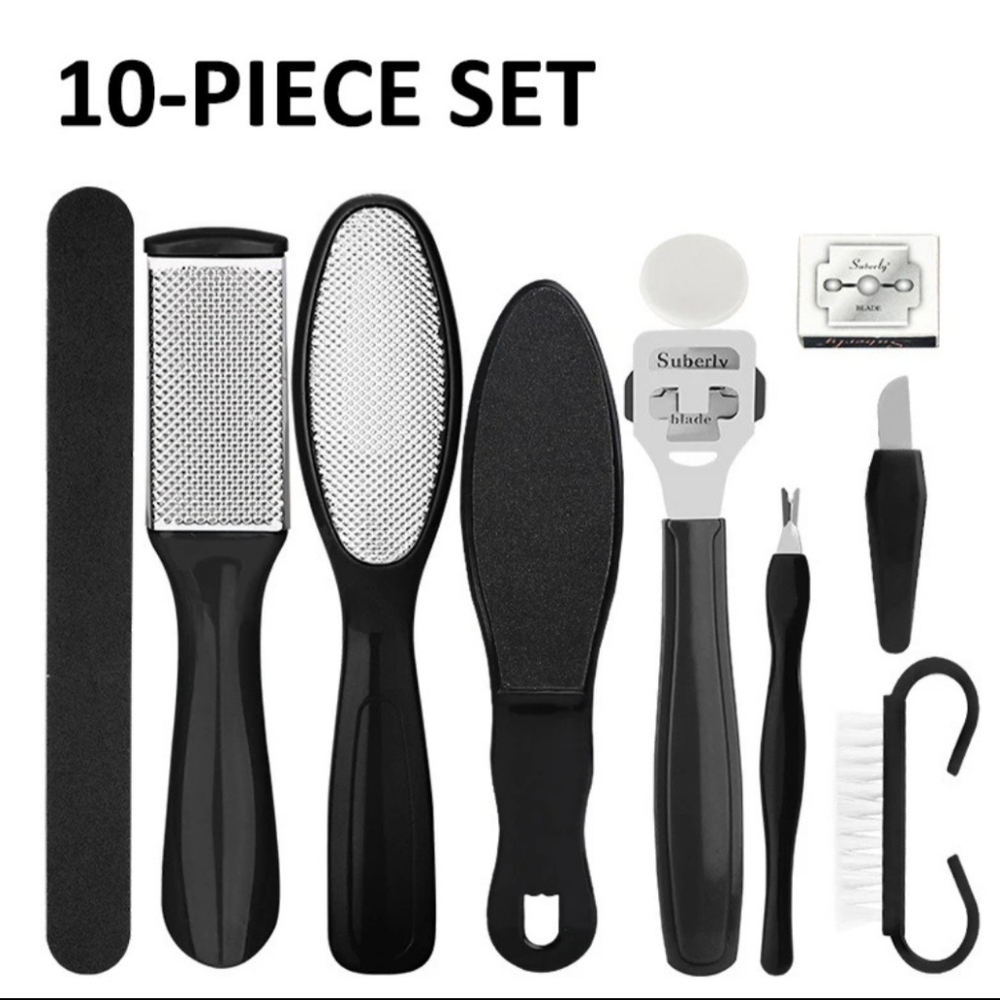 10 pcs |Happy Feet, More Confident You | Pedicure Set Calluses Dead Skin…